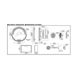 Alpine R2-S652 16.5CM PRO 2-vägs komponentsystem med högtalare