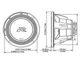 Alpine R2-W12D2 Type-R-subwoofer 12" 2 Ohm