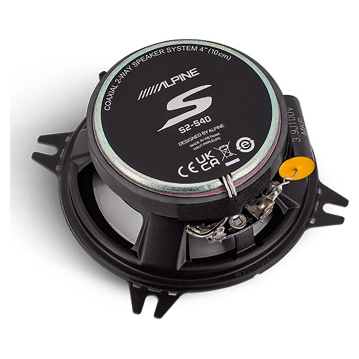 Alpine S2-S40 10 cm högtalare 2-vägs koaxial