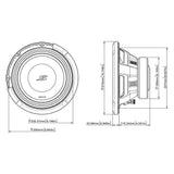 Alpine S2-W10D2 10" subwoofer dubbla 2 ohm