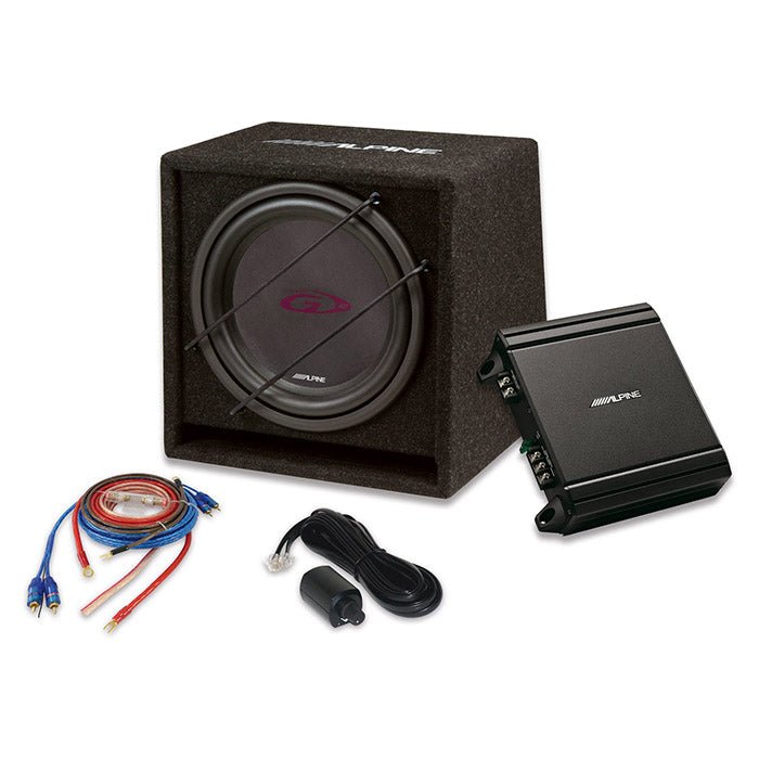 Alpine 12" subwoofer med förstärkare