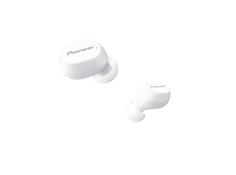 Pioneer SE-C5TW-W trådlösa in-ear Bluetooth hörlurar (vita)