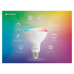 Caliber BR30 smart home LED-lampa vit/multicolor