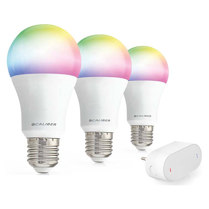Caliber E27 Smart Home-startpaket LED-lampor vit/multi
