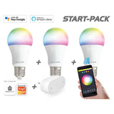 Caliber E27 Smart Home-startpaket LED-lampor vit/multi