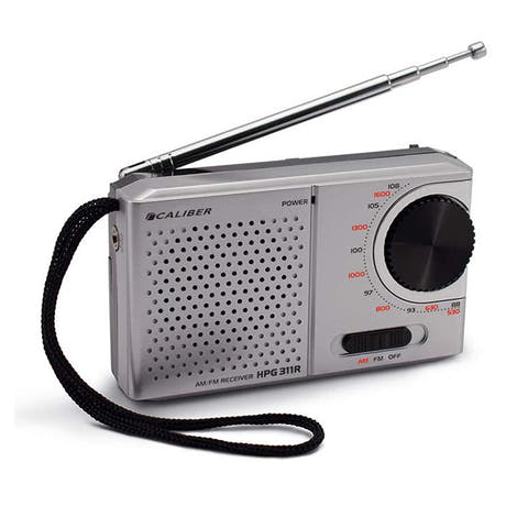 Caliber HPG311R bärbar fick-FM-radio