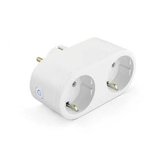 Caliber wi-fi Smart Home-kontakt med 2 uttag