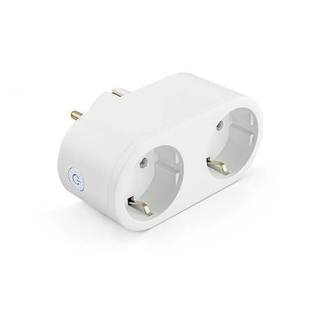 Caliber wi-fi Smart Home-kontakt med 2 uttag