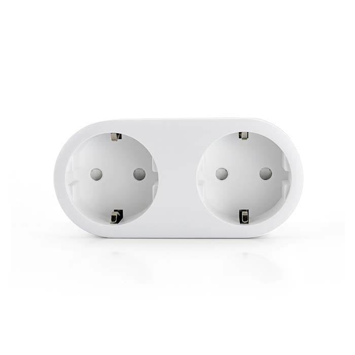 Caliber wi-fi Smart Home-kontakt med 2 uttag