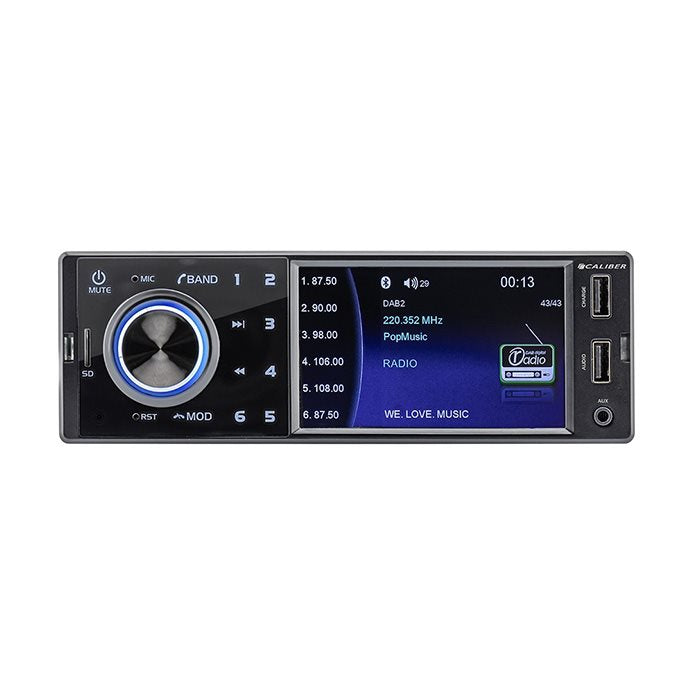 Caliber Radio med DAB+, Bluetooth och USB (svart)