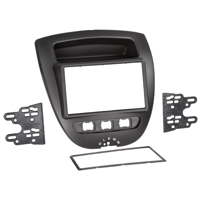2-DIN ram för Aygo, C1 och Peugeot 107 2004-2014