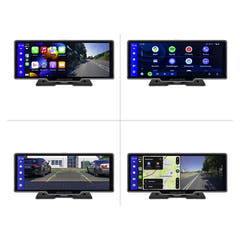 Ampire 10" skärm med CarPlay Android Auto AHD Dashcam