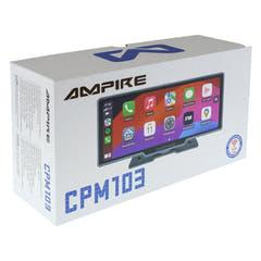 Ampire 10" skärm med CarPlay Android Auto AHD Dashcam