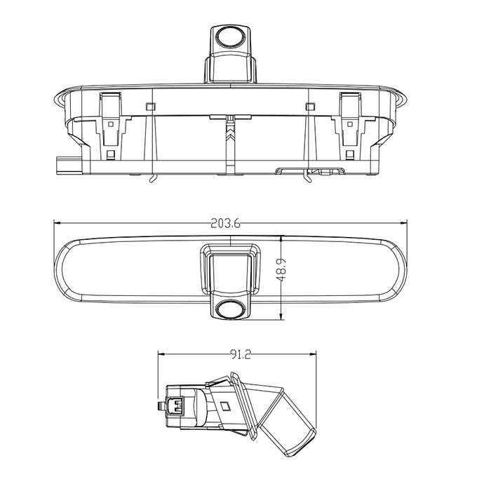 Backkamera Fiat Doblo 2, Opel Combo d