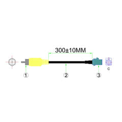 Ampire XFAK-S30 backkamera-interface Mercedes, VW