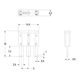 Ampire Tap til MICRO3-sikring 10A