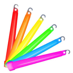 25 st Glowsticks 6'' med snöre (Grön)