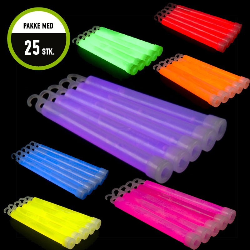 25 pcs. Glowsticks 6"