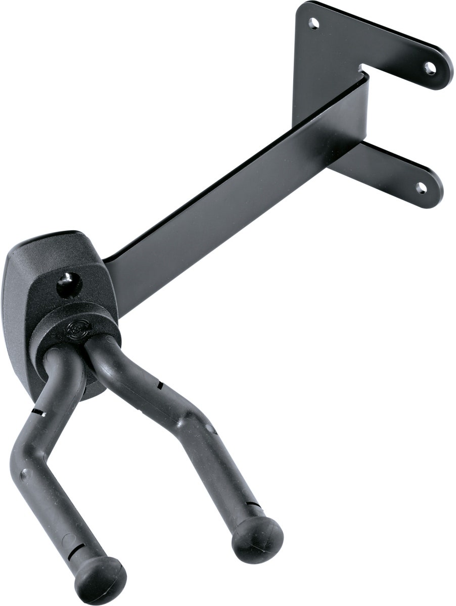 K&M 16255 Väggfäste för Gitarrer svart