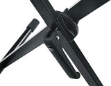 K&M tangentbordsstativ med 25 cm armar