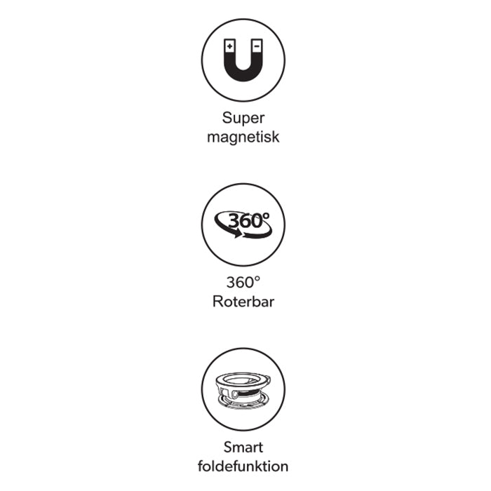 Avant magnetisk mobilhållare för instrumentbräda