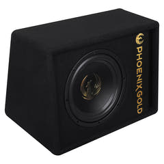 Phoenix Gold 10" aktiv sub med kablar och fjärrkontroll