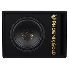 Phoenix Gold 10" aktiv sub med kablar och fjärrkontroll