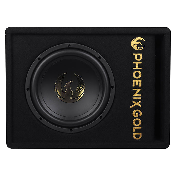 Phoenix Gold 10" aktiv sub med kablar och fjärrkontroll