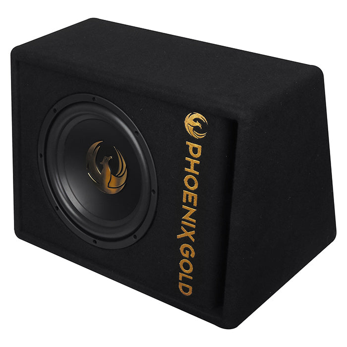 Phoenix Gold 10" aktiv sub med kablar och fjärrkontroll