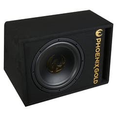Phoenix Gold 12" aktiv sub med kablar och fjärrkontroll
