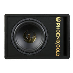 Phoenix Gold 12" aktiv sub med kablar och fjärrkontroll