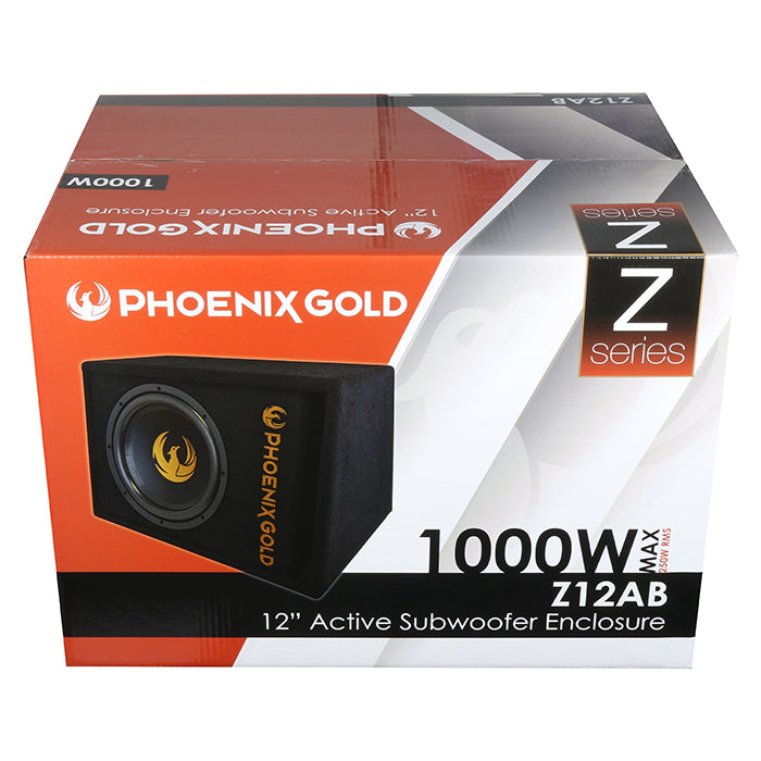 Phoenix Gold 12" aktiv sub med kablar och fjärrkontroll