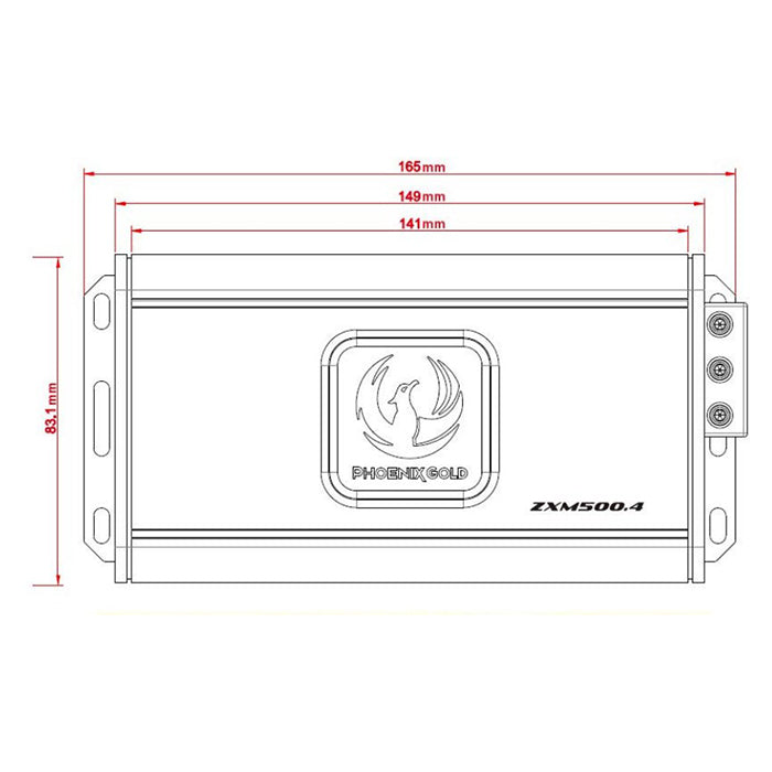 Phoenix Gold 1x500W CLASS-D "mini" monoblock
