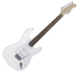 DiMavery ST-203 elgitarr (vit)