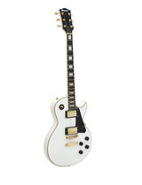 DiMavery LP -520 Elgitarr, Vit / Guld