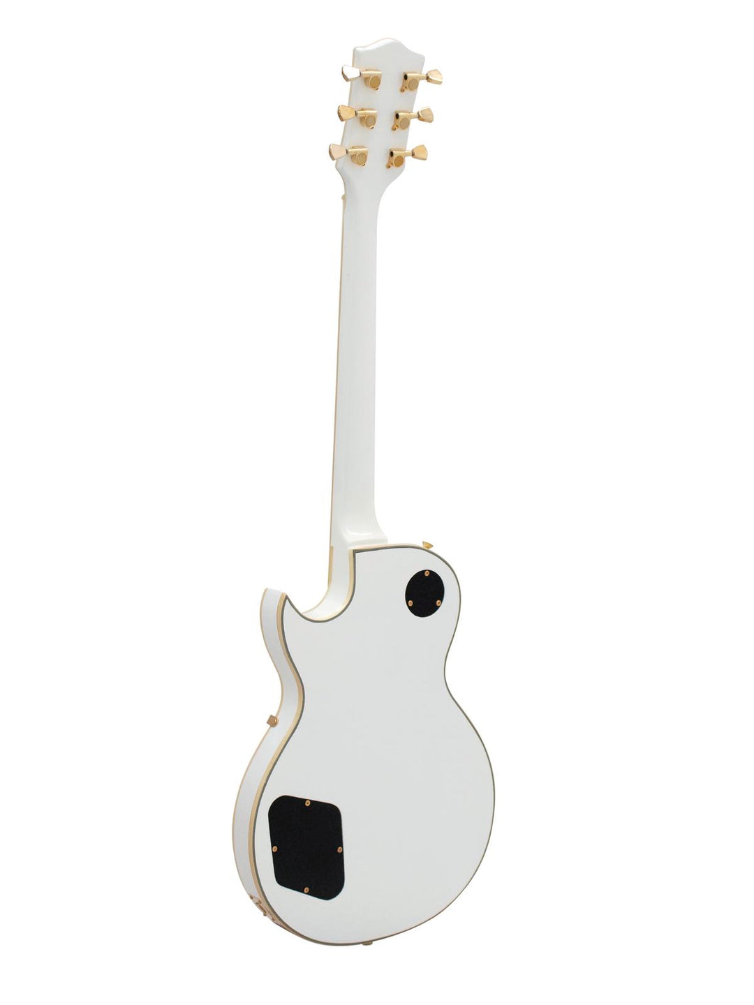 DiMavery LP -520 Elgitarr, Vit / Guld