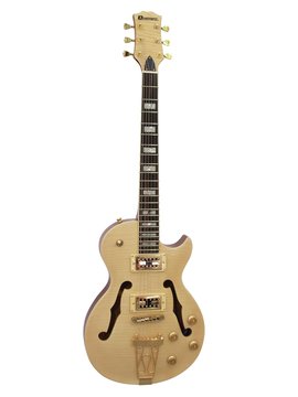 DiMavery LP -600 elgitarr, naturlig lönn