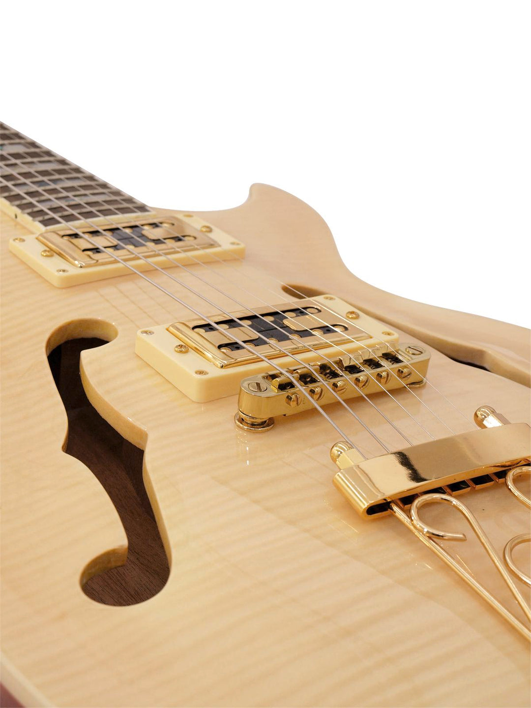 DiMavery LP -600 elgitarr, naturlig lönn