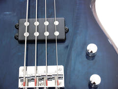 DiMavery SB-201 elektrisk bas (Blue Burst )