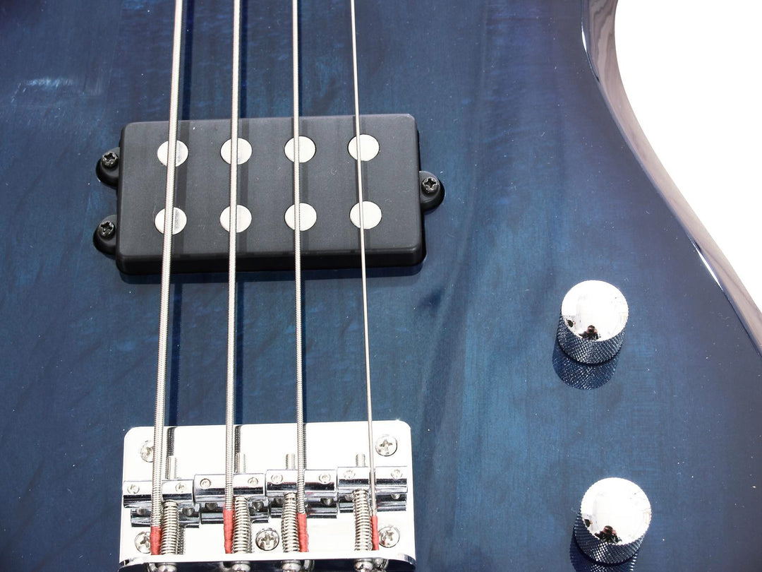 DiMavery SB-201 elektrisk bas (Blue Burst )