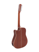 DiMavery DR-612 västerländsk gitarr 12-strängad - naturlig