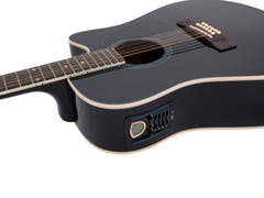 DiMavery DR-612 Western Guitar 12-strängad - Svart