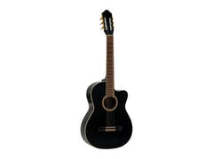 DiMavery CN-600E klassisk gitarr, svart