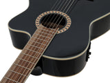 DiMavery CN-600E klassisk gitarr, svart