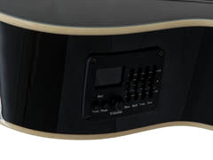 DiMavery CN-600E klassisk gitarr, svart