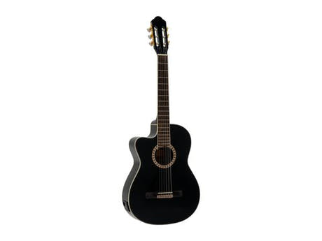 DiMavery CN-600L klassisk gitarr, svart