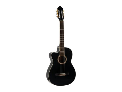 DiMavery CN-600L klassisk gitarr, svart