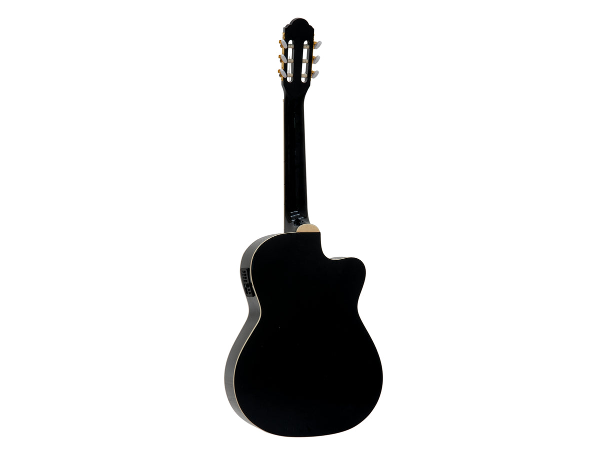 DiMavery CN-600L klassisk gitarr, svart