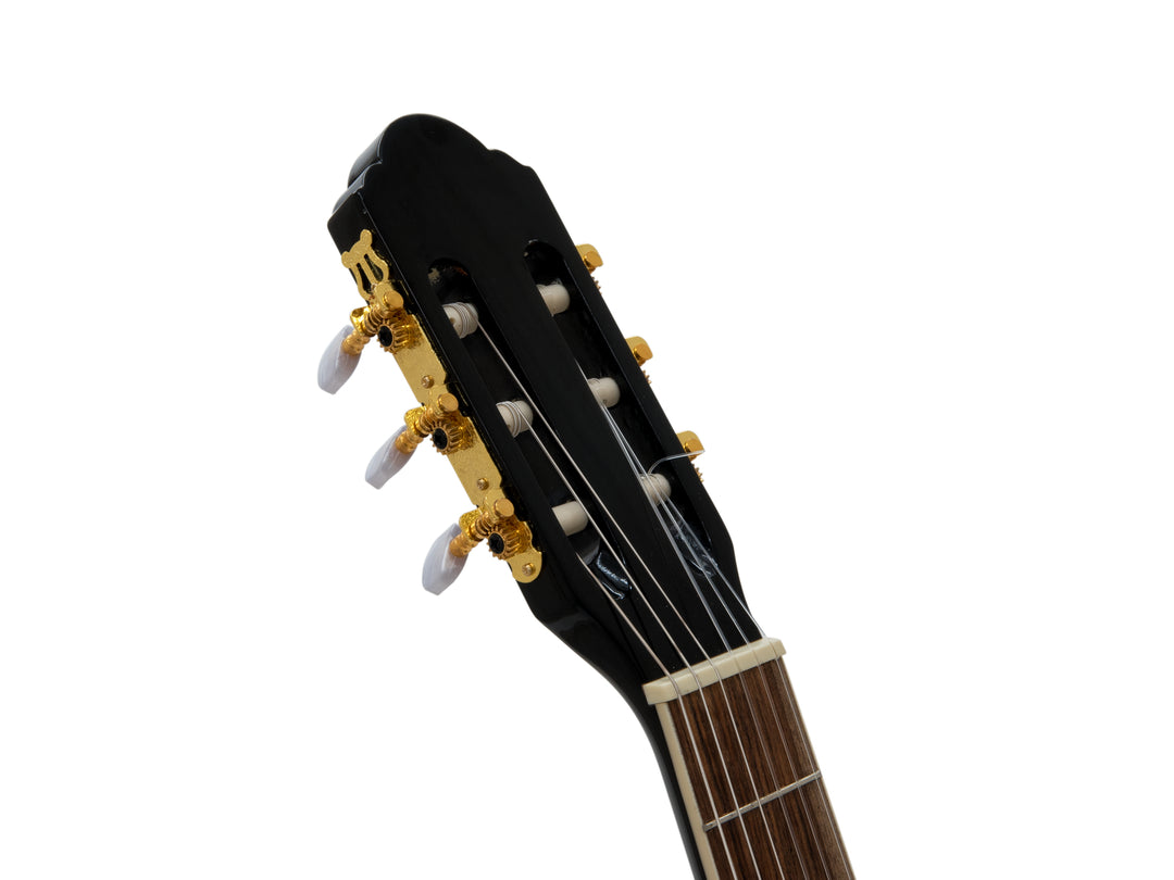 DiMavery CN-600L klassisk gitarr, svart