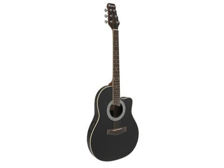 DiMavery RB-300 Roundback Gitarr - Sort
